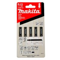 Set 5 Hojas de calar Makita para Madera Metal Plástico 2-6m