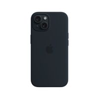 CASE DE SILICONA COMPATIBLE CON IPHONE 15 AZUL NOCHE