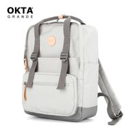 Himawari - Mochila H1882-2 para Laptop Saffron de 17 pulgadas - Gris Claro