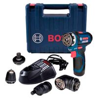 Atornillador Flexiclick 5 En 1 Inalámbrico Bosch GSR 12V-15 FC + 1Batería 1.5 Ah + Cargador