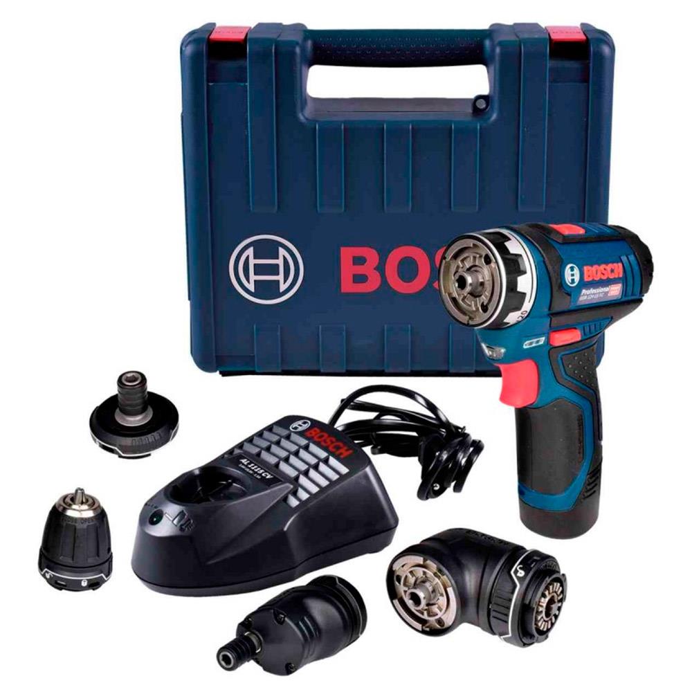 Atornillador Flexiclick 5 En 1 Inalámbrico Bosch GSR 12V-15 FC + 1Batería 1.5 Ah + Cargador