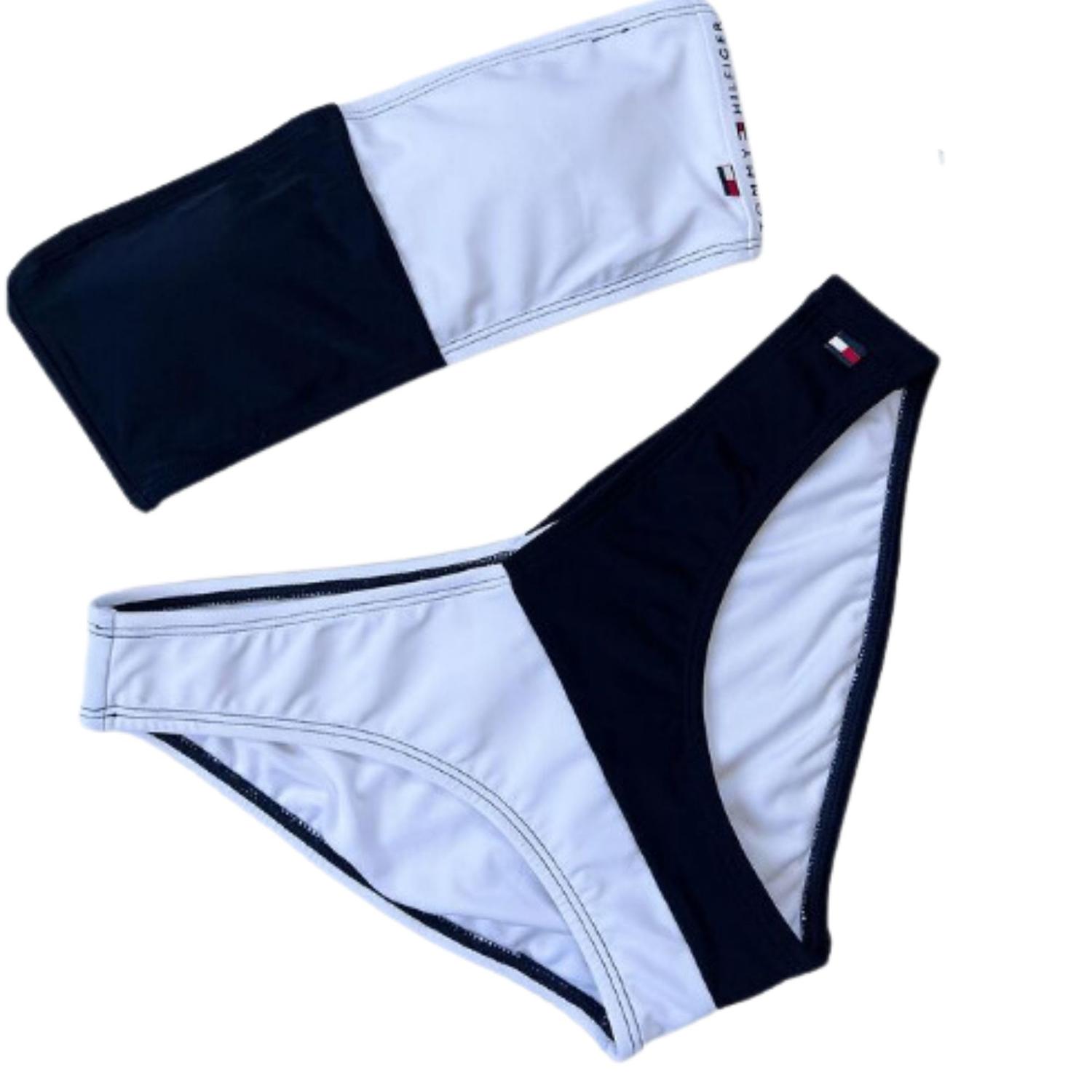 Bikini Tommy Hilfiger Colorblock Azul - Talla XS