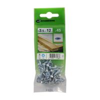 Tornillo Aglomerado Cs Pz Acero 3.5x12mm 45u Standers