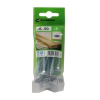 Tornillo Aglomerado Cs Pz Acero 6x50mm 8u Standers