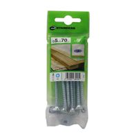 Tornillo Aglomerado Cs Pz Acero 5x70mm 8u Standers