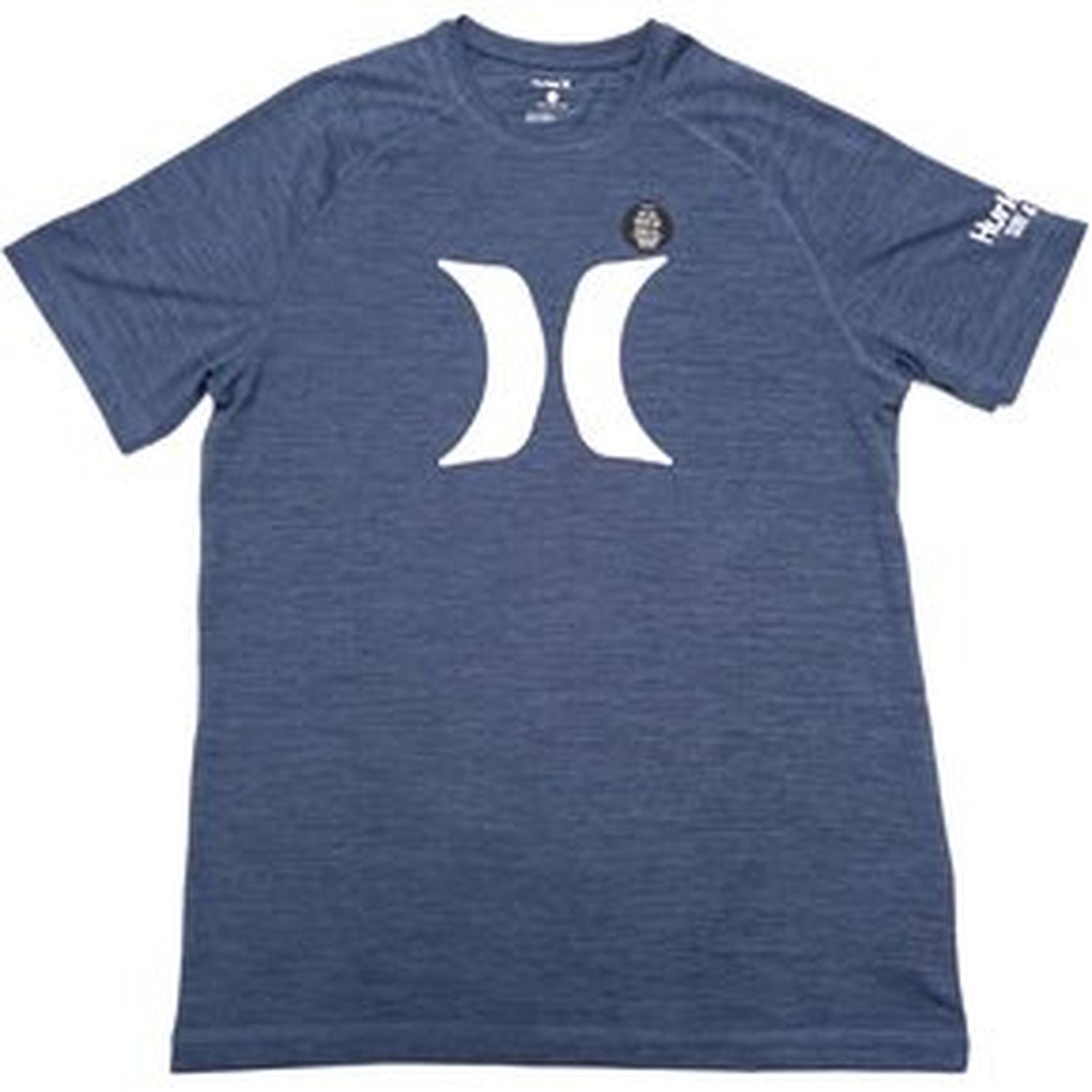 Licra Polo Surf Hurley Rash Guard Hombre Azul - Talla L