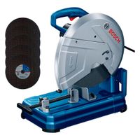 Tronzadora De Metales Eléctrica Bosch 2400W GCO 14-24 + 5 Discos Tronzar