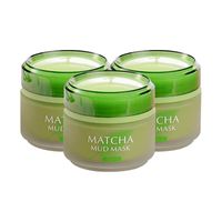 3 Mascarilla De Barro Facial Matcha 85 G - Laikou