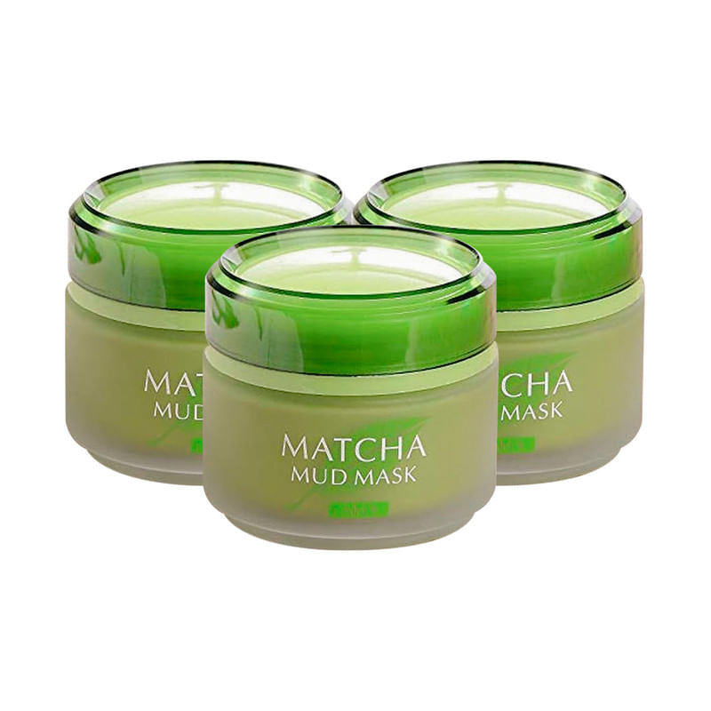 3 Mascarilla De Barro Facial Matcha 85 G - Laikou