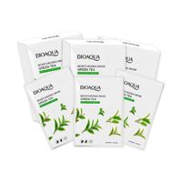 3 Mascarilla Facial Hidratante De Té Verde 25Gx10 Pcs - Bioaqua