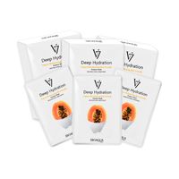 3 Mascarilla Facial De Esencia De Papaya De Hidratación Profunda V7 30G X 10Pcs - Bioaqua