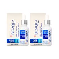 2 Suero Aclarante Y Humectante Del Rostro Pure Skin 30G - Bioaqua