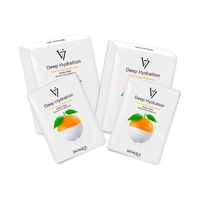 2 Mascarilla Facial De Esencia De Naranja De Hidratación Profunda V7 30G X 10Pcs - Bioaqua