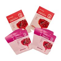 2 Mascarilla Natural Para El Cuidado De La Piel De Granada 30G X 10Pcs - Bioaqua.