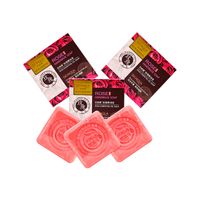 3 Jabón Natural De Rosas Bioaqua 100G Desintoxicante