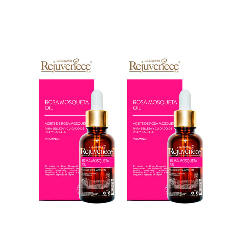 2 Aceite De Rosa Mosqueta Rejuvenece Plus 30Ml