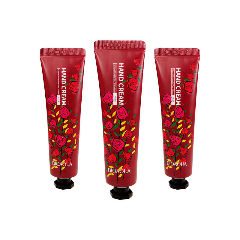 3 Crema De Mano De Rosa - Bioaqua