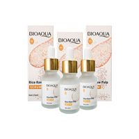 3 Serum Facial Arroz Rice Raw Pulp Essence Bioaqua 15Ml Antiarrugas