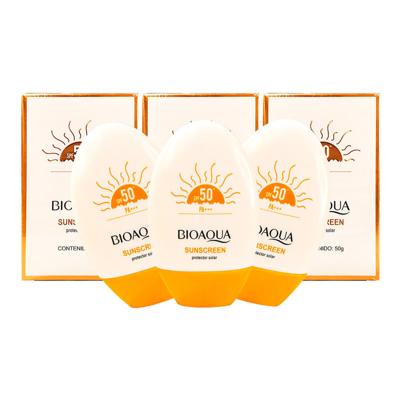 3 Sunscreen Protector 50 Spf Pa+++ 50G - Bioaqua