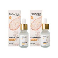2 Serum Facial Arroz Rice Raw Pulp Essence Bioaqua 15Ml Antiarrugas