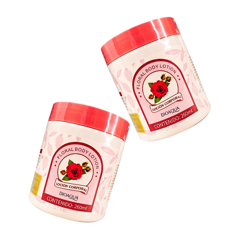 2 Locion Corporal Floral Body Lotion 260Ml - Bioaqua