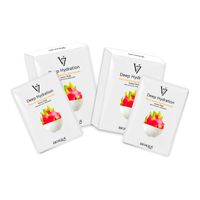 2 Mascarilla Facial De Esencia De Pitahaya De Hidratación Profunda V7 30G X 10Pcs - Bioaqua