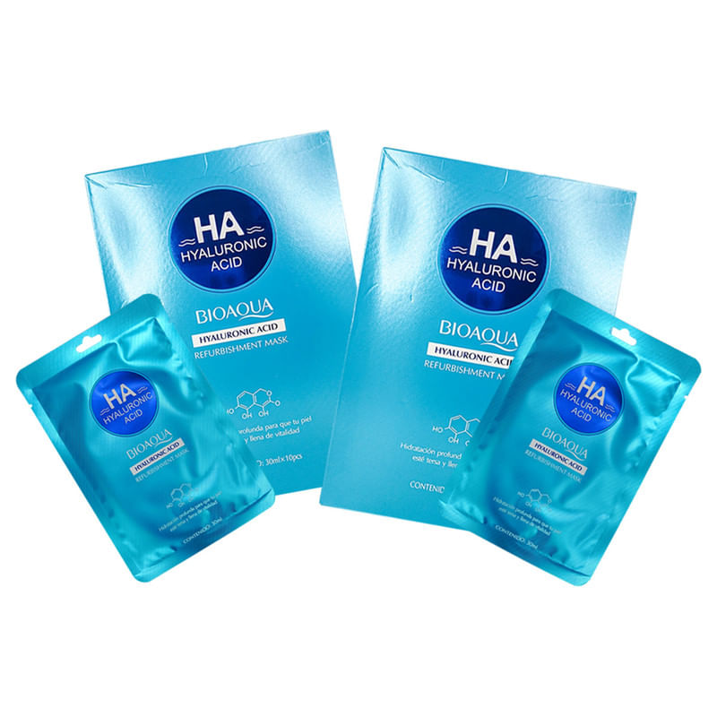 2 Ha Hyaluronic Acid Refurbishment Mask - Bioaqua