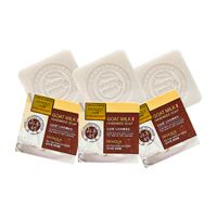 3 Jabón Natural De Leche De Cabra Bioaqua 100G Desintoxicante