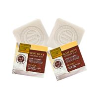 2 Jabón Natural De Leche De Cabra Bioaqua 100G Desintoxicante