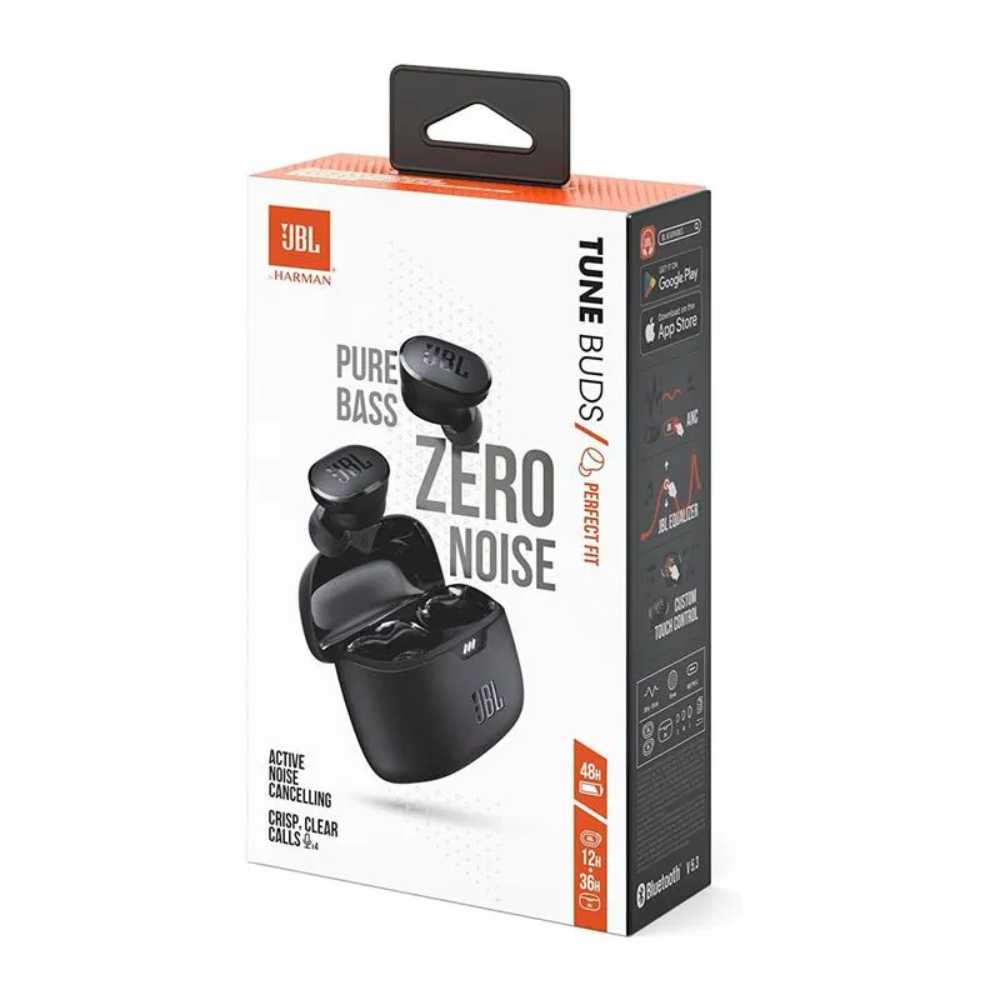 Audífonos bluetooth True Wireless JBL Tune Buds resistente al agua IP54, duración máx. 10 horas, ca