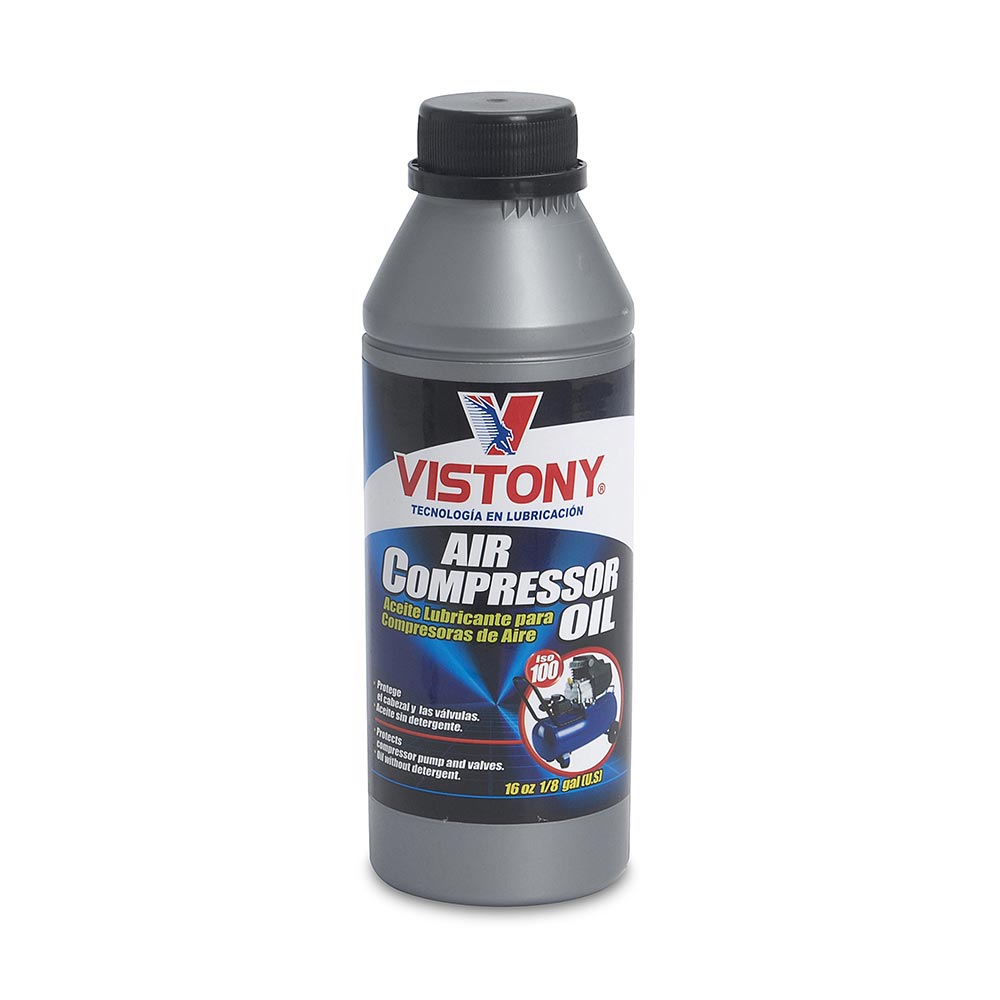 Aceite para Compresoras de Aire Vistony OIL ISO-100 16oz 1/8 gal