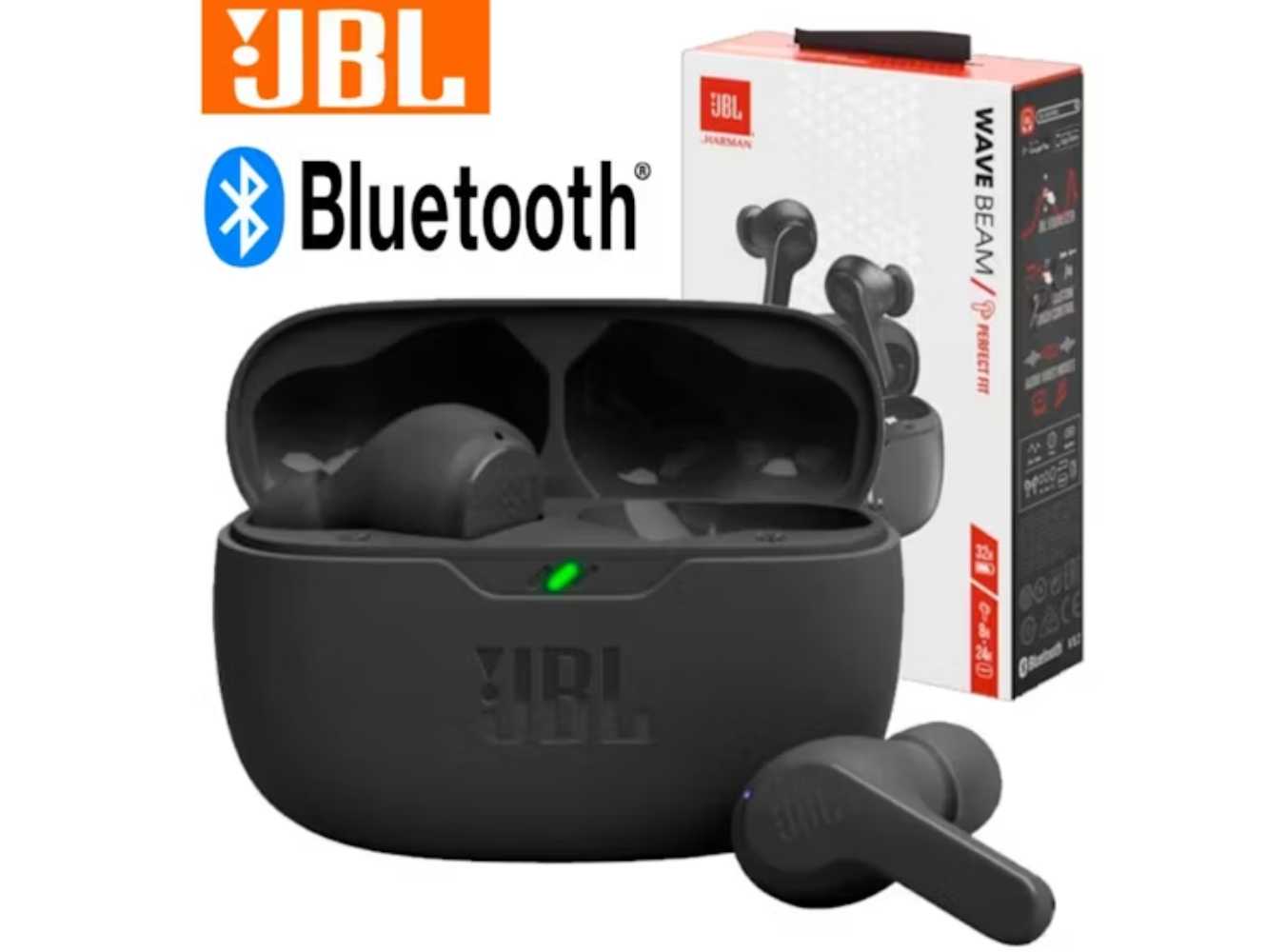 Audífono Bletooth Jbl Vive Beam Auriculares Inalambricos Fit Wireless