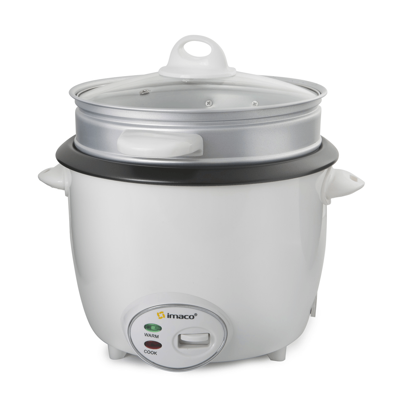 Olla Arrocera Imaco 1.5L con vaporera RC15VE blanco