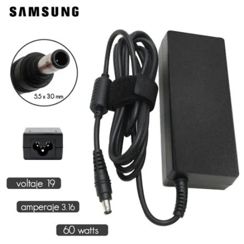 Cargador Laptop Samsung 19V 3.16A 5.5x3.0mm 60W