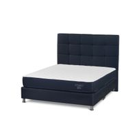 Dormitorio Americano Upline Queen + Respaldo Issey Azul