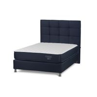 Dormitorio Americano Upline 2 Plazas + Respaldo Issey Azul