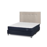Dormitorio Americano Upline Queen + Respaldo N.Bennet Natural