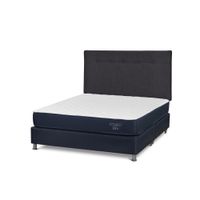 Dormitorio Americano Upline Queen + Respaldo N.Bennet Grafito