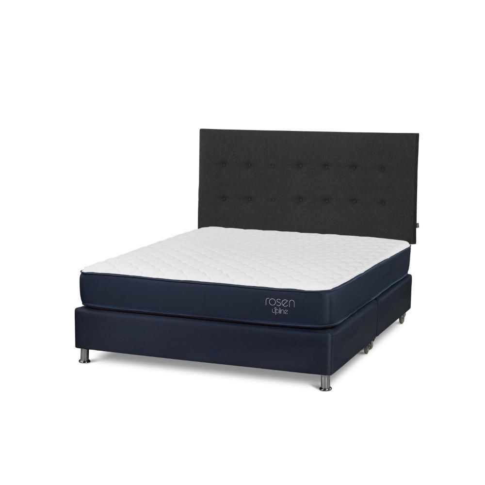 Dormitorio Americano Upline King + Respaldo West Grafito
