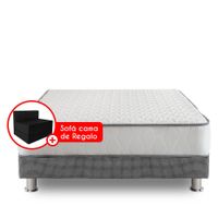Cama Americana Elegant 2 Plazas + Sofá + 2 Almohadas