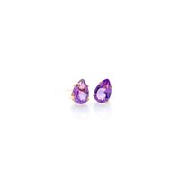 Arete Amatista Oro 18K