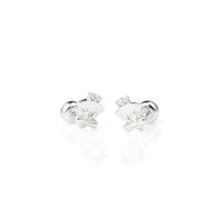 Aretes de Bolita Niña Plata 925