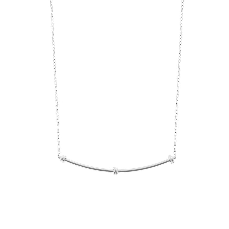 Collar Nudos Plata 925