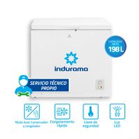 CONGELADORA INDURAMA 198 L CI-220BL BLANCO
