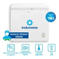 Congeladora Indurama Ci-220bl Blanco 198 L - MEGA IMPORT