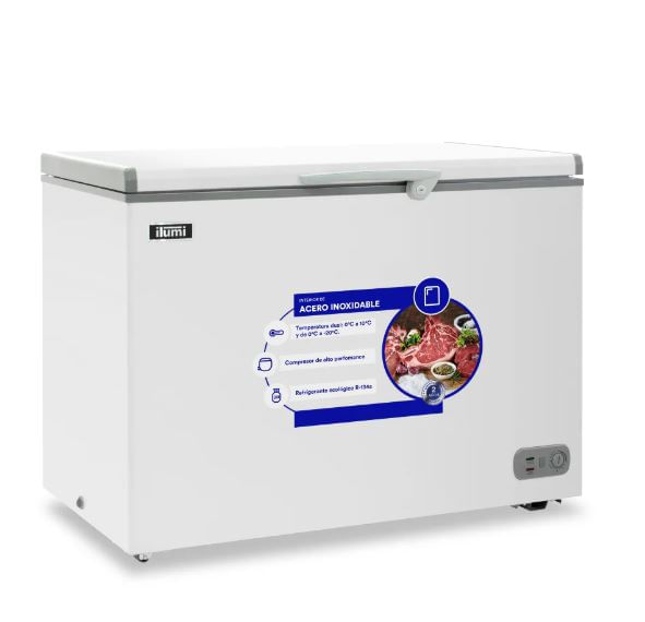 Congeladora IlumiTFI -3400WH Blanco