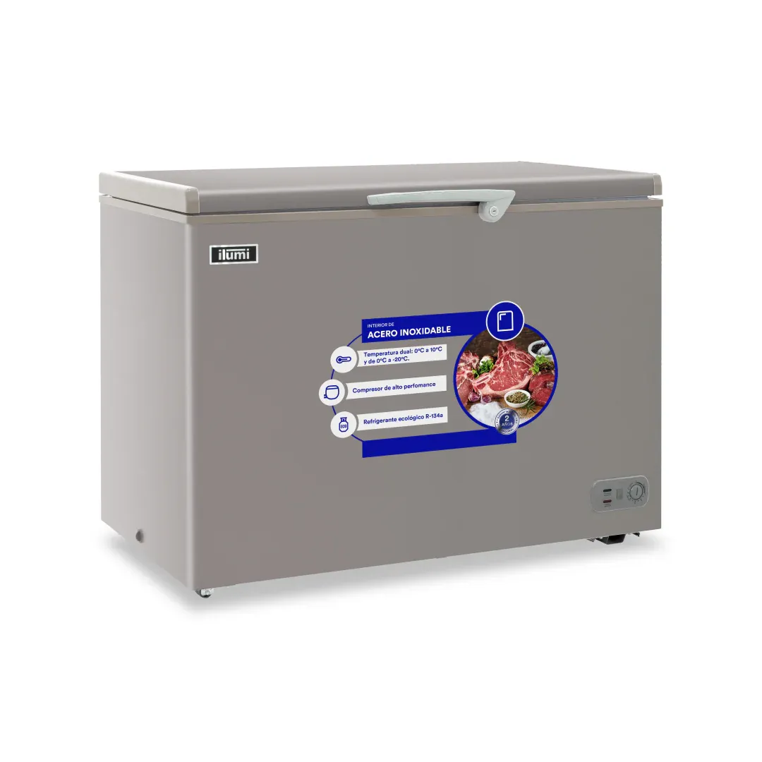 Congeladora Ilumi TFI-3400DG-Gris - copy