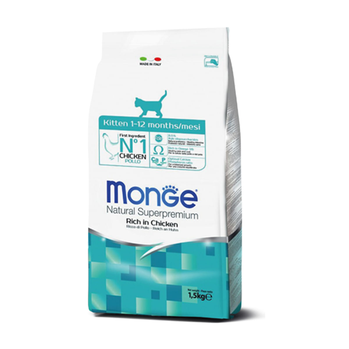 Comida para Gatos Monge Feline Kitten Chiken 400gr