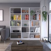 Combo Home 2 Estantes 62cm + Estante 45cm - Blanco