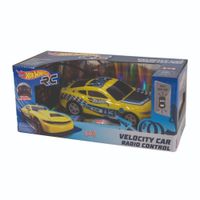 Auto Hot Wheels Velocity Radio Control 1:24 Amarillo